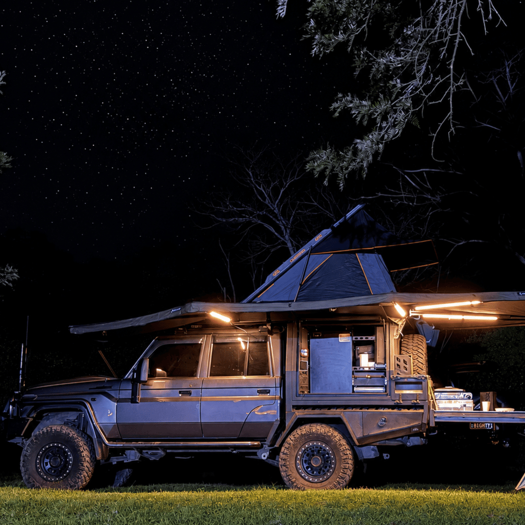 Tuff Terrain 270 LHS Free Standing Awning With Dimmable LED&