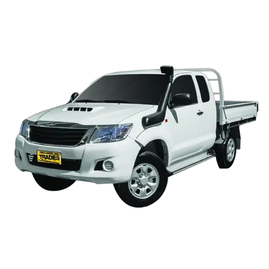 Tuff Terrain Canvas Grey Seat Covers to Suit Toyota Hilux SR SR5 Extra Cab (4X4) 07/11-06/15 FRONT