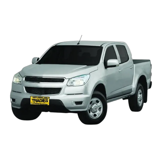 Tuff Terrain Canvas Black Seat Covers to Suit Holden Colorado RG LTZ Dual Cab 12-08/14 FRONT