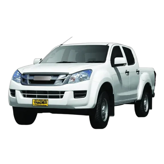 Tuff Terrain Canvas Grey Seat Covers to Suit Isuzu D-Max Dual Cab 4X4 SX 14-On FRONT/REAR