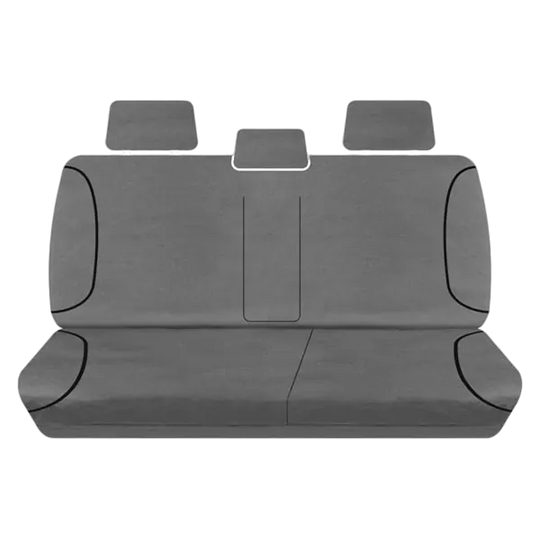 Tuff Terrain Canvas Grey Seat Covers to Suit Isuzu D-Max Dual Cab TFR LS-Terrain 02/18-05/2020 FRONT/REAR