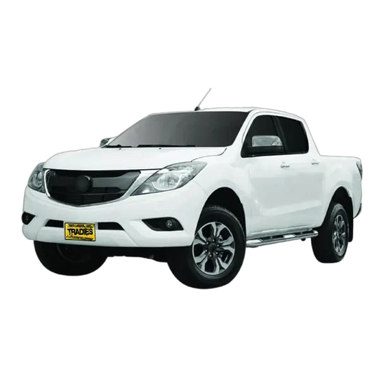 Tuff Terrain Canvas Grey Seat Covers to Suit Mazda BT50 (UR) XTR GT Dual Cab 07/15-On FRONT