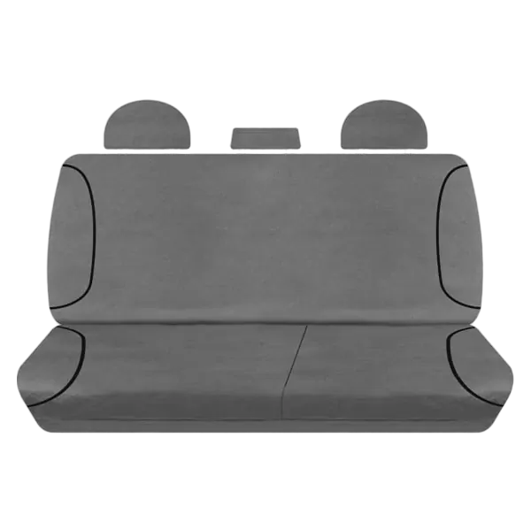 Tuff Terrain Canvas Grey Seat Covers to Suit Isuzu D-Max Dual Cab SX 05/12-13 FRONT/REAR