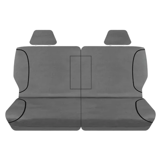 Tuff Terrain Canvas Grey Seat Covers to Suit Nissan Patrol Y61/GU ST Wagon 7 Seater 10/04-17 FRONT/MIDDLE/REAR