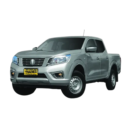 Tuff Terrain Canvas Grey Seat Covers to Suit Nissan Navara D23 NP300 Series 3 RX ST ST-X Dual Cab 11/17-On FRONT/REAR