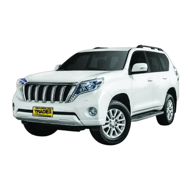 Tuff Terrain Canvas Grey Seat Covers to Suit Toyota Prado 150 Series VX Kakadu 7 Seater SUV 09-On FRONT