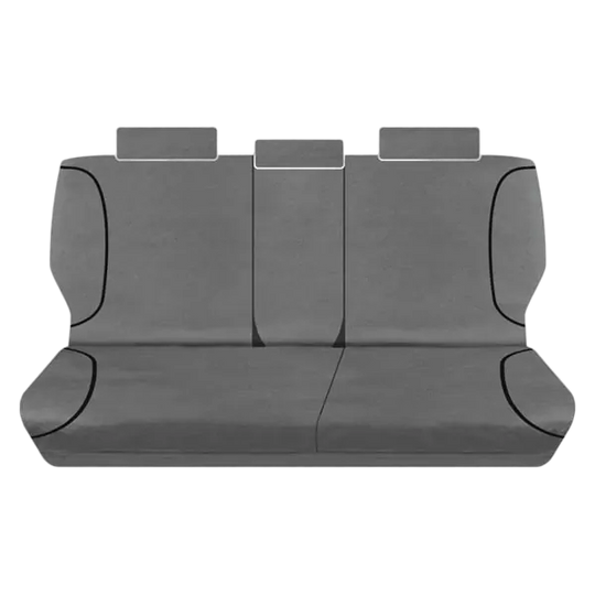 Tuff Terrain Canvas Grey Seat Covers to Suit Toyota Prado 150 Series VX Kakadu 7 Seater SUV 09-On FRONT/MIDDLE