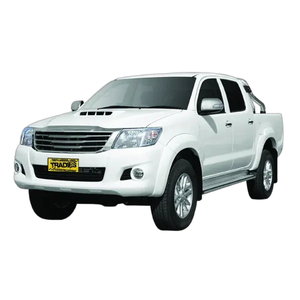 Tuff Terrain Canvas Grey Seat Covers to Suit Toyota Hilux SR5 Dual Cab 05/05-05/06 FRONT