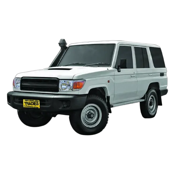 Tuff Terrain Canvas Grey Seat Covers to Suit Toyota Landcruiser Ute (HZJ79R) Single Cab Bucket Seats 99-07 FRONT