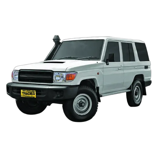 Tuff Terrain Canvas Grey Seat Covers to Suit Toyota Landcruiser Ute (HZJ79R) Single Cab Bucket Seats 99-07 FRONT
