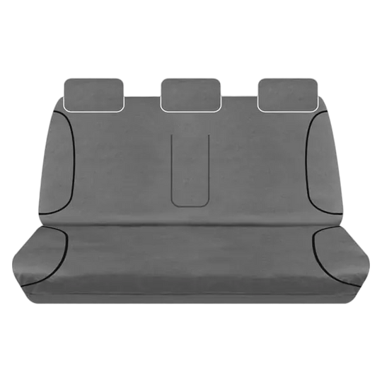 Tuff Terrain Canvas Grey Seat Covers to Suit Ford Ranger PX Dual Cab All Badges