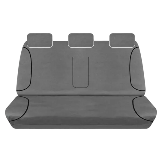 Tuff Terrain Grey Canvas Seat Covers to Suit Mazda BT50 (UP) XTR GT Dual Cab 11-06/18 REAR
