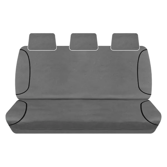 Tuff Terrain Canvas Grey Seat Covers to Suit Ford Ranger PX Dual Cab All Badges