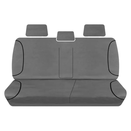 Tuff Terrain Canvas Grey Seat Covers to Suit Holden Colorado RG Dual Cab All Badges 09/14-On REAR