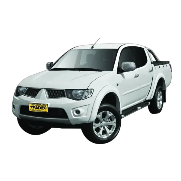 Tuff Terrain Canvas Grey Seat Covers to Suit Mitsubishi Triton (MN) GLX GLX-R GL-R Dual Cab 12/12-15 REAR