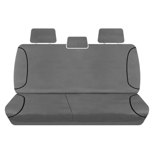 Tuff Terrain Canvas Grey Seat Covers to Suit Volkswagen Amarok All Badges (Ex. Ultimate) 2011-2022 REAR