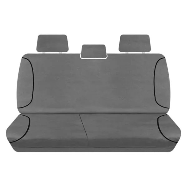 Tuff Terrain Canvas Grey Seat Covers to Suit Volkswagen Amarok All Badges (Ex. Ultimate) 2011-2022 REAR