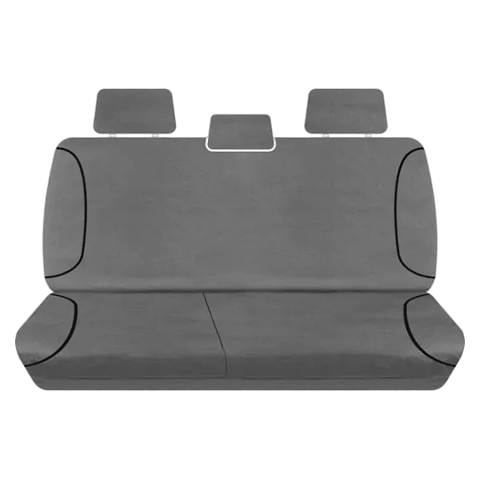 Tuff Terrain Canvas Grey Seat Covers to Suit Volkswagen Amarok All Badges (Ex. Ultimate) 2011-2022 REAR