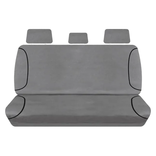 Tuff Terrain Canvas Grey Seat Covers to Suit Toyota Hilux SR5 Dual Cab 05/05-05/06 REAR