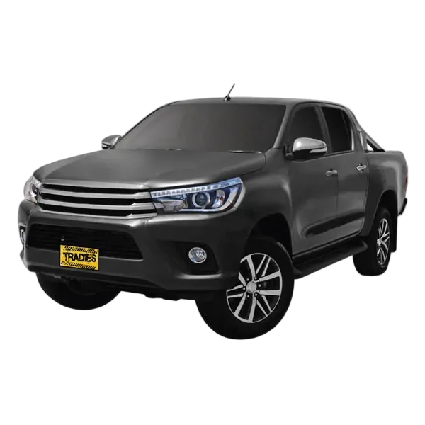 Tuff Terrain Canvas Grey Seat Covers to Suit Toyota Hilux SR SR5 Dual Cab 07/15-On REAR