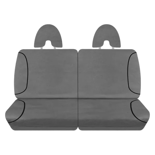 Tuff Terrain Canvas Grey Seat Covers to Suit Nissan Patrol Y61/GU ST-S ST-L Ti Wagon 7 Seater 10/04-17 MIDDLE/REAR
