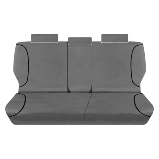 Tuff Terrain Canvas Grey Seat Covers to Suit Toyota Prado 150 Series VX Kakadu 7 Seater SUV 09-On MIDDLE