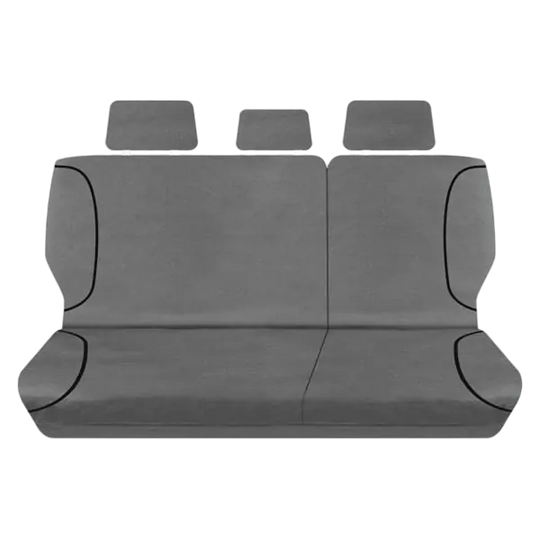 Tuff Terrain Canvas Grey Seat Covers to Suit Toyota Landcruiser 200 Series Wagon GXL 8 Seater 09/07-06/09 MIDDLE/REAR