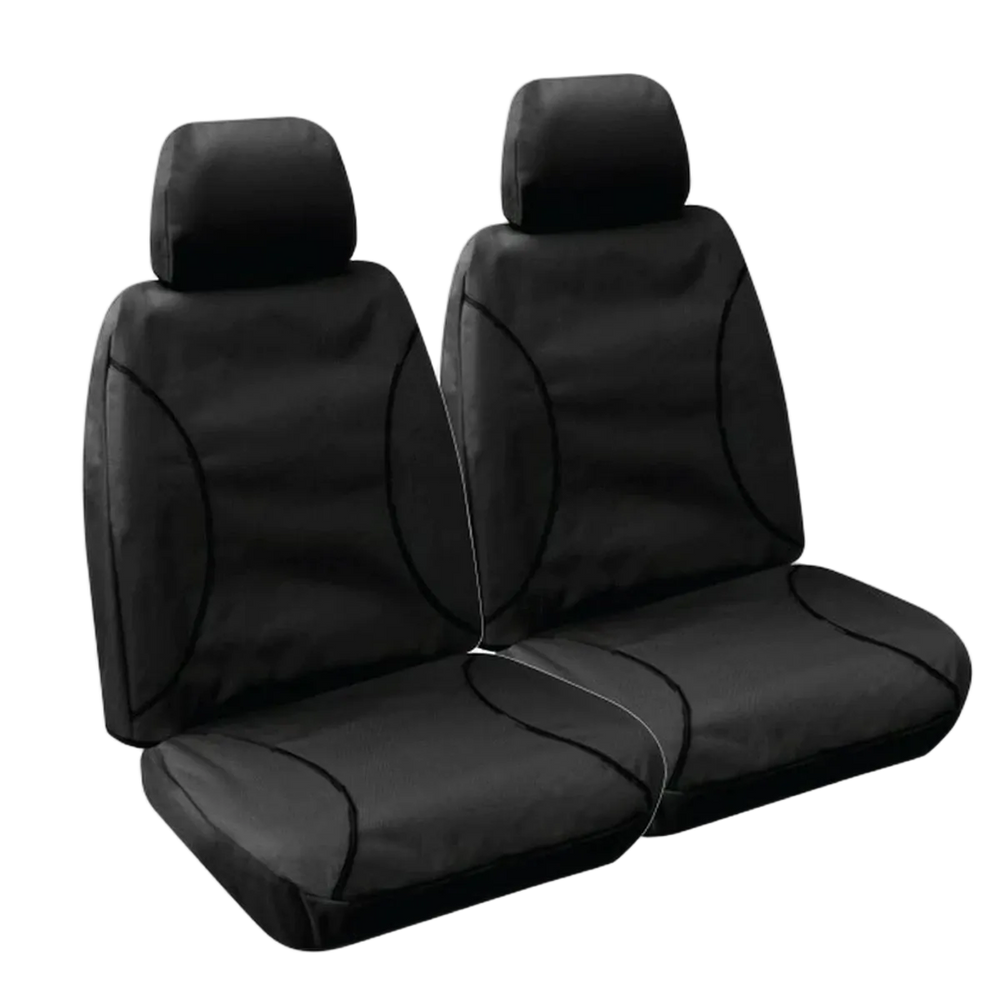 Tuff Terrain Canvas Black Seat Covers to Suit Holden Trailblazer RG LT LTZ Z71 7 Seater Wagon 16-On MIDDLE