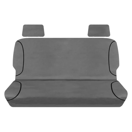 Tuff Terrain Canvas Grey Seat Covers to Suit Toyota Landcruiser 100 Series Wagon Snowy GXL 50th ADV, Kakadu GXV VX Sahara 98-07 MIDDLE