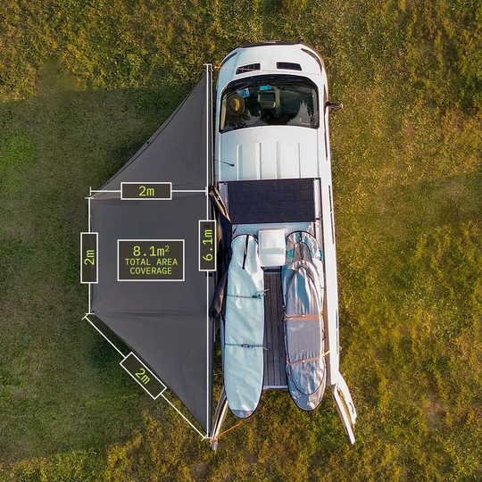 Tuff Terrain 180 Free Standing Awning With Dimmable LED's