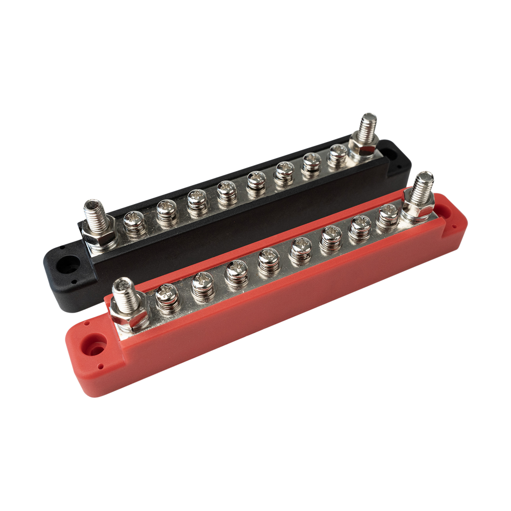 Tuff Terrain 100A 10 Terminal Busbar - Positive & Negative Bundle