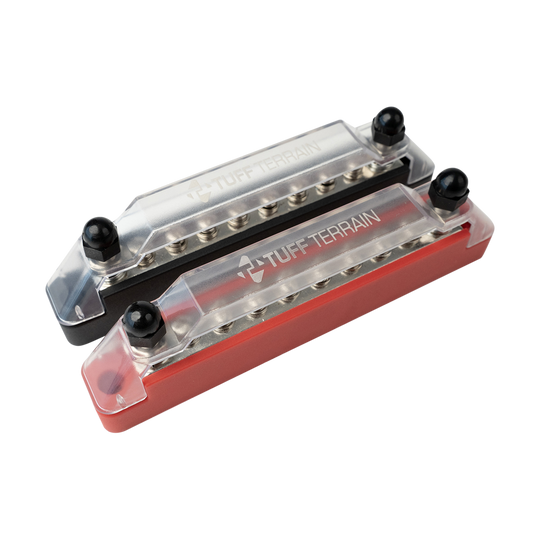 Tuff Terrain 100A 10 Terminal Busbar - Positive &amp; Negative Bundle