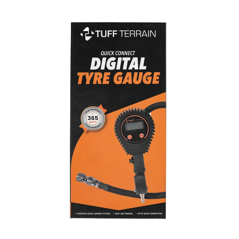 Tuff Terrain Premium Quick Connect Digital Air Gauge