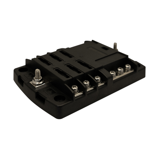 Tuff Terrain ST Blade Fuse Block - 6 Circuits with Negative Bus and Cover