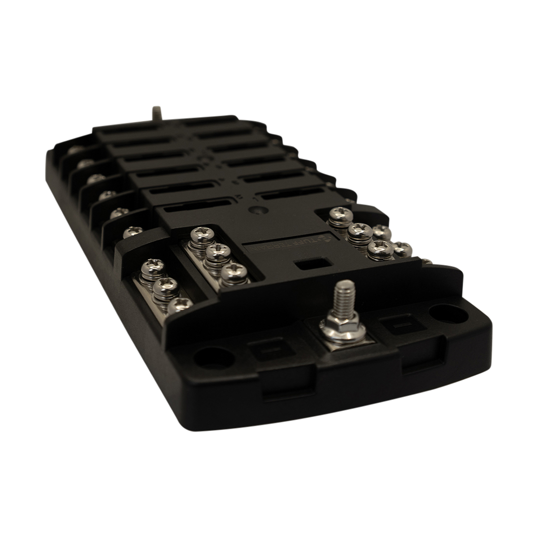 Tuff Terrain ST Blade Fuse Block - 12 Circuits with Negative Bus and Cover