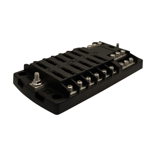 Tuff Terrain ST Blade Fuse Block - 12 Circuits with Negative Bus and Cover