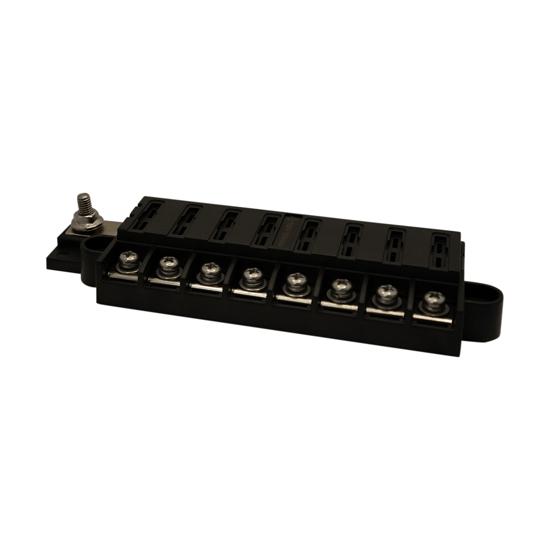 Tuff Terrain Fuse Block 8 Way Positive with Cover and Label Kit