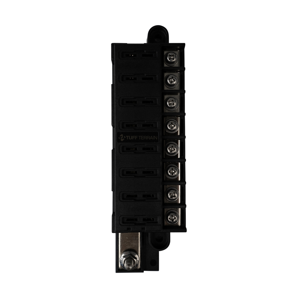 Tuff Terrain Fuse Block 8 Way Positive with Cover and Label Kit