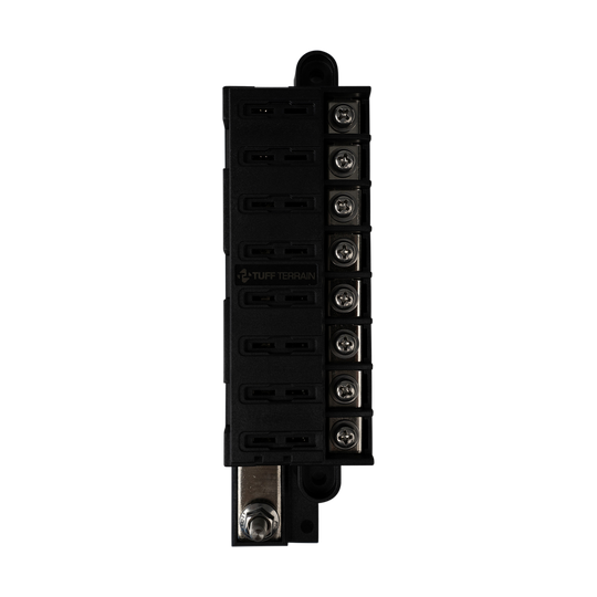 Tuff Terrain Fuse Block 8 Way Positive with Cover and Label Kit
