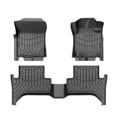 3D Floor Mats For Mitsubishi Triton MR 2019-02/2024 Dual Cab w/ electric seats