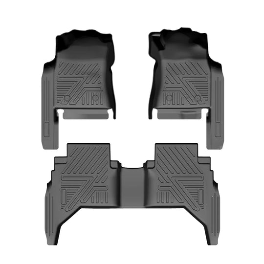 Tuff Terrain Pro 3D Floor Mats to Suit Toyota Hilux N70 Dual Cab 2005-2009