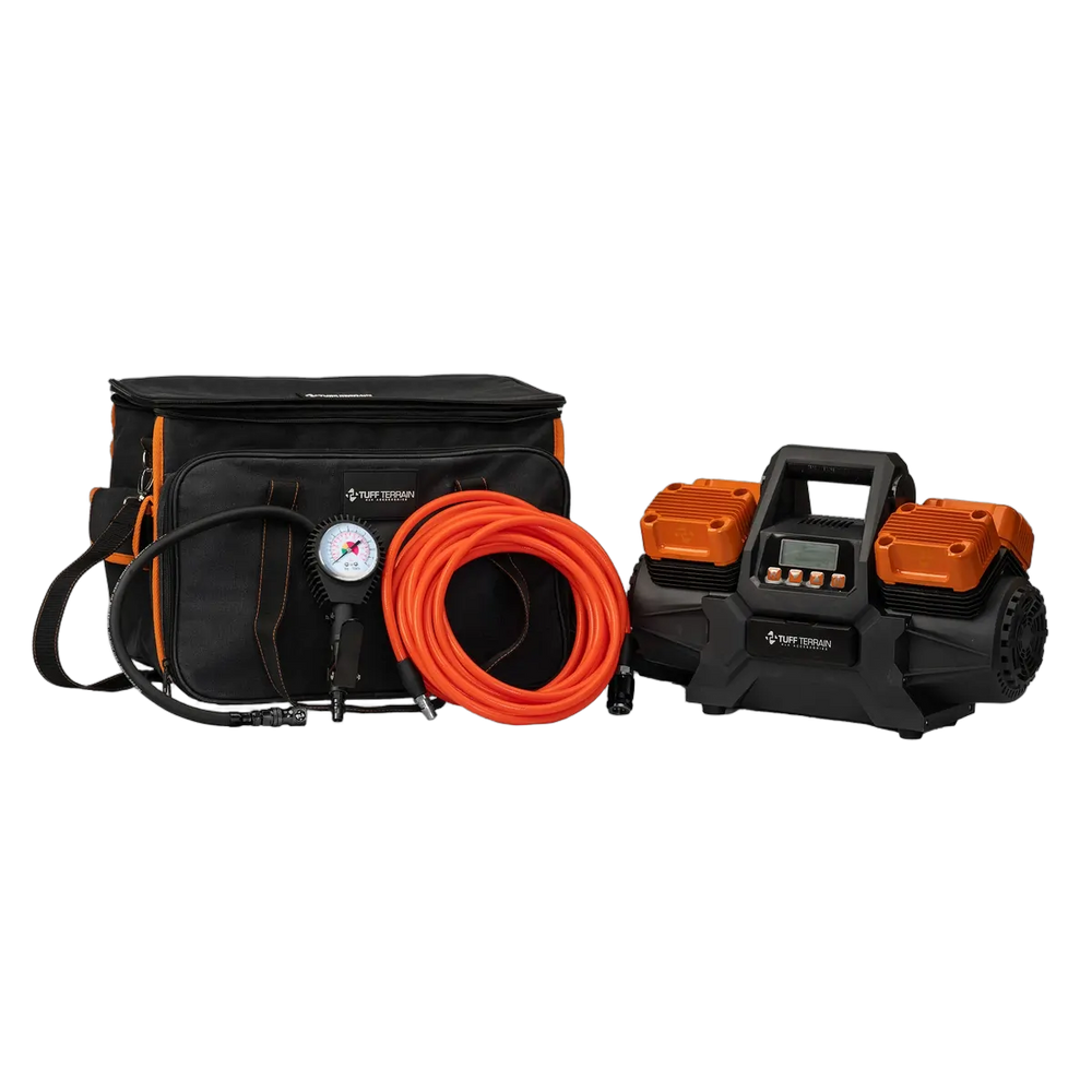 Tuff Terrain V4 High Output Air Compressor with Analogue Gauge