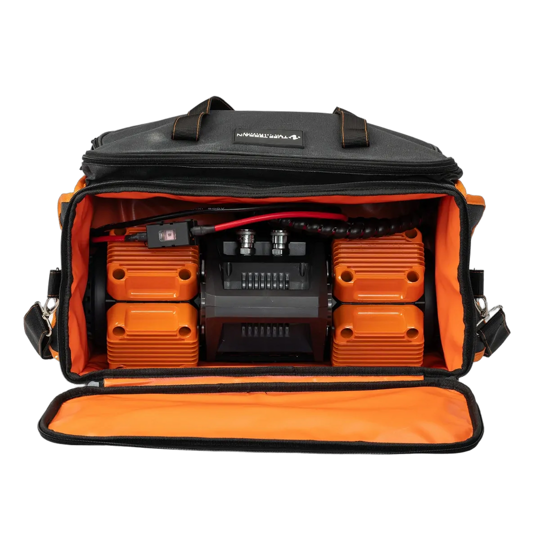 Tuff Terrain V4 High Output Air Compressor with Analogue Gauge