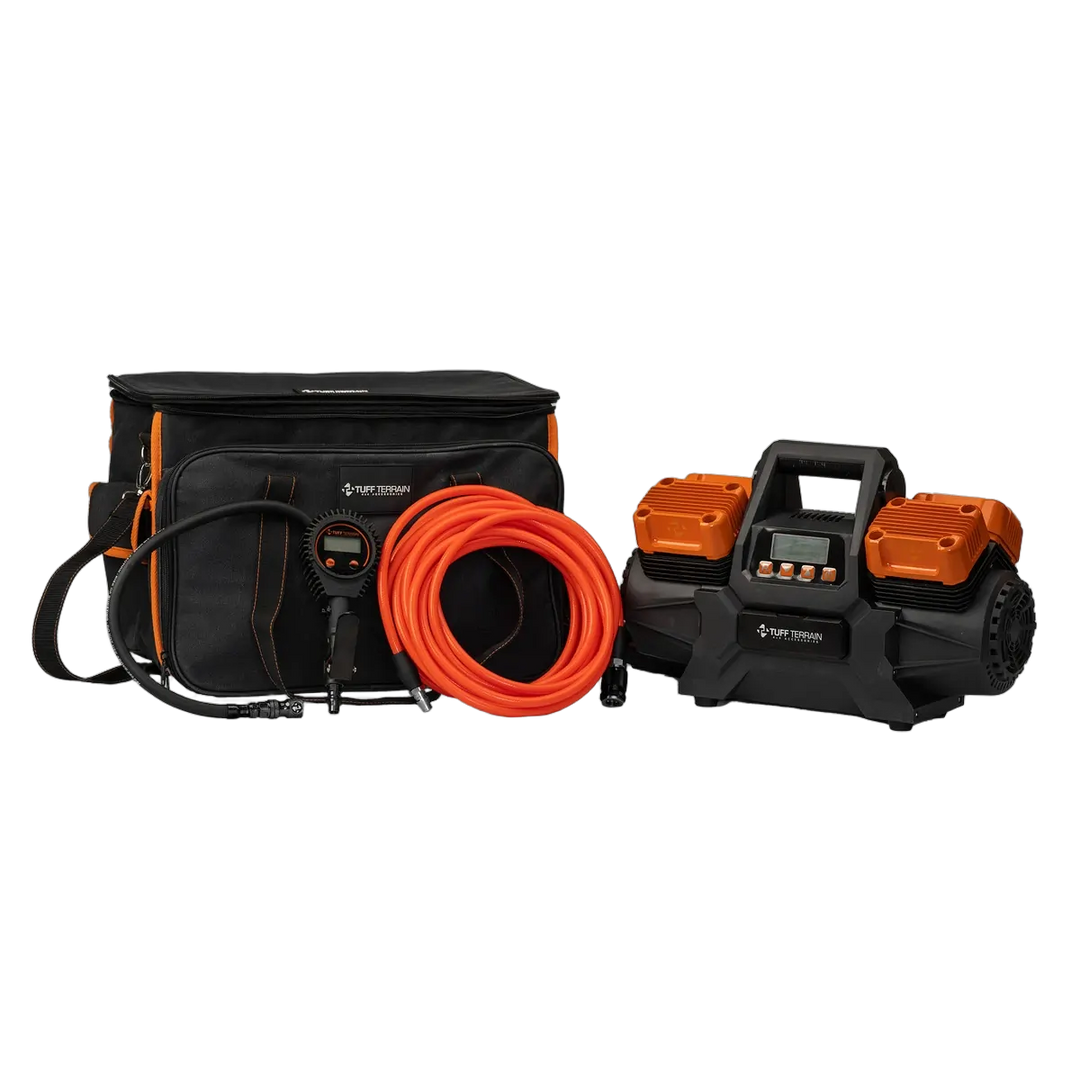 Tuff Terrain V4 High Output Air Compressor with Digital Gauge
