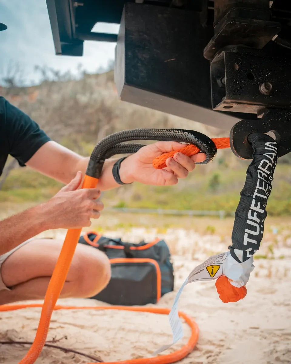 Tuff Terrain 15T Soft Shackle with Braided Sheath