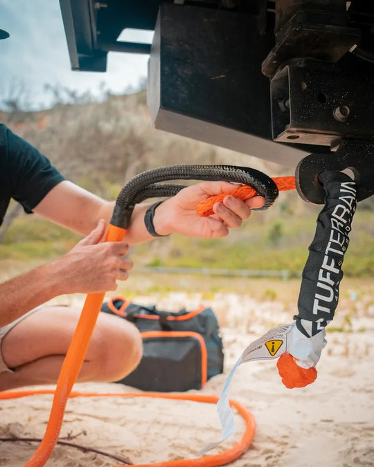 Tuff Terrain 15T Soft Shackle with Braided Sheath