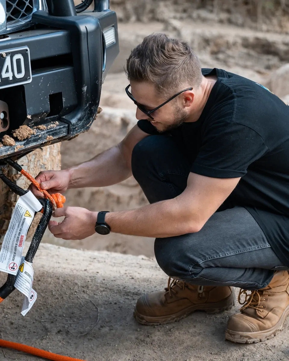 Tuff Terrain 15T Soft Shackle with Braided Sheath
