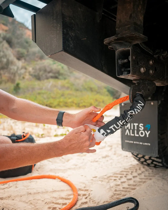 Tuff Terrain 15T Soft Shackle with Braided Sheath