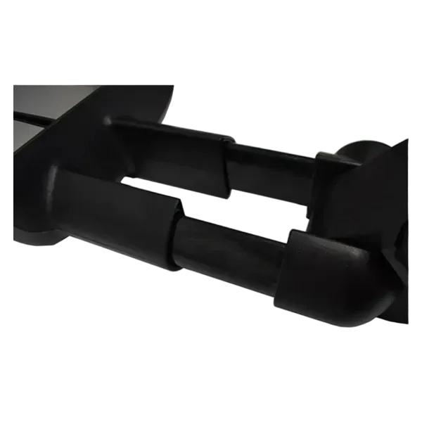 Extendable Towing Mirrors to suit Toyota Landcruiser 300 Series - Electric, Black, Power Fold, BSM & Indicator