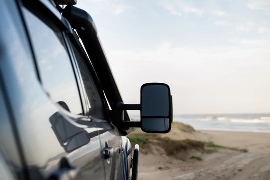 Extendable Towing Mirrors For Mitsubishi Triton MN/ML 2005-2015 - Black (excl. GLX-R)